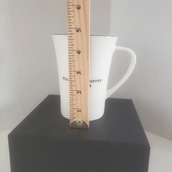 Starbucks 2006 Coffee Mug Company Teal/White  Ceramic Coffee Mug. - Picture 6 of 6
